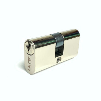 qualidade  Silver Small Oval Cylinder Lock Customized Door Cylinder Replacement 54mm fábrica