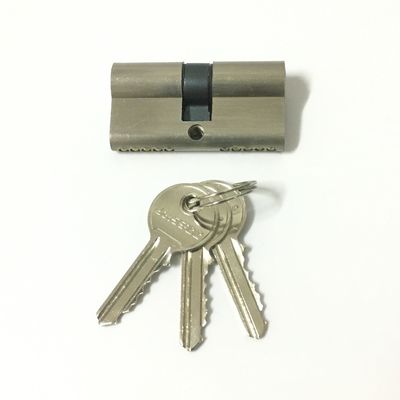 Cilindro aberto do perfil do Euro do dobro liga de zinco do fechamento do cilindro 60mm