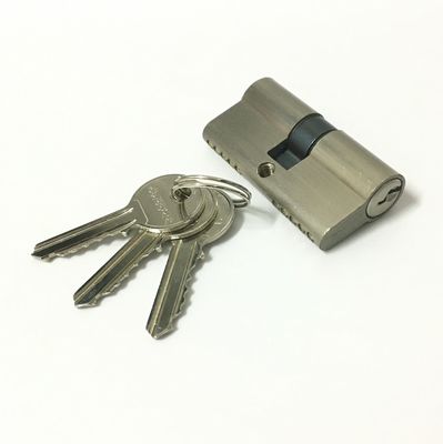 Cilindro aberto do perfil do Euro do dobro liga de zinco do fechamento do cilindro 60mm