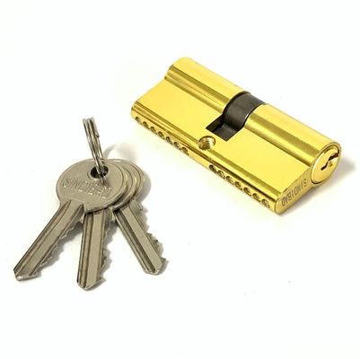 Bloqueio de cilindro de zinco duplo aberto Euro Bloqueio de barril personalizado 70 mm