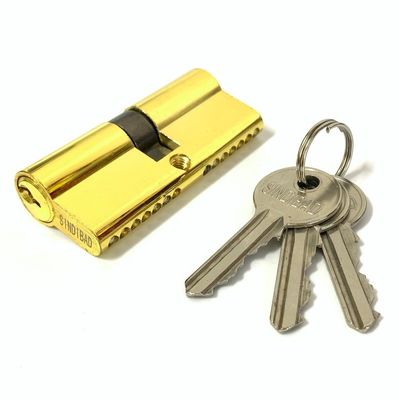 Bloqueio de cilindro de zinco duplo aberto Euro Bloqueio de barril personalizado 70 mm
