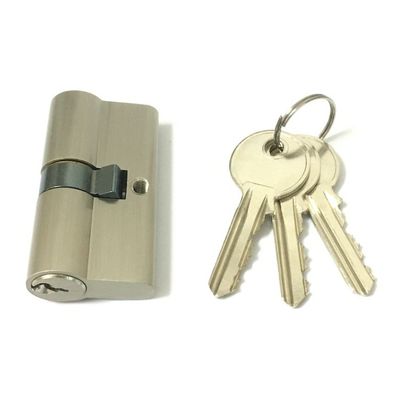 60 mm cilindro de fechamento em latão cilindro de fechamento duplo personalizado material de latão