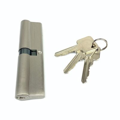 tamanho feito sob encomenda do cilindro do euro do dobro da prata do cilindro da fechadura da porta de 120mm