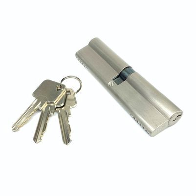 tamanho feito sob encomenda do cilindro do euro do dobro da prata do cilindro da fechadura da porta de 120mm