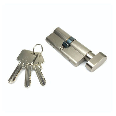 70mm Euro Profile Single Brass Cylinder