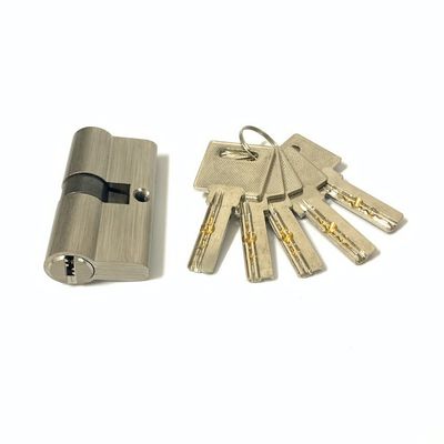 Tamanho personalizado cilindro de alumínio latão 60mm fechadura de porta de barril com chaves