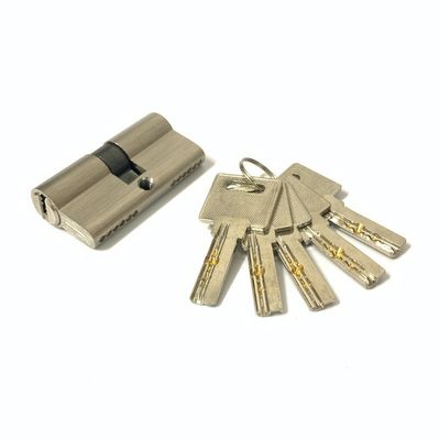 Tamanho personalizado cilindro de alumínio latão 60mm fechadura de porta de barril com chaves