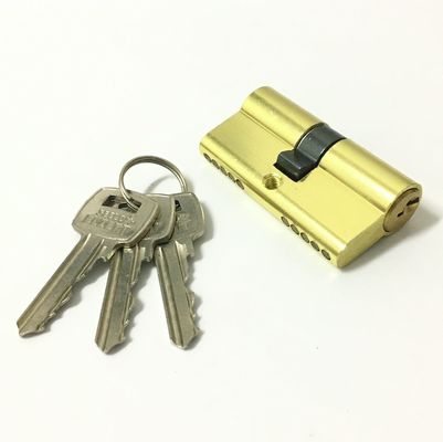 Dois cilindros abertos de alumínio de latão de tamanho personalizado fechaduras de barril duplo 60mm