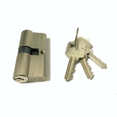 Bloqueio de porta de barril duplo de 60 mm Bloqueio de porta de alumínio com núcleo de latão