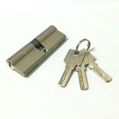 Fechadura de cilindro de alumínio de porta de 90 mm Euro Cylinder Double Open Customized