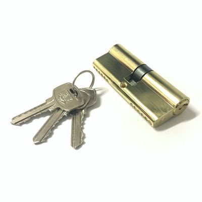 Dois cilindros abertos de zinco de latão fechado a 80 mm