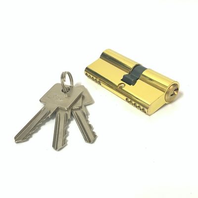 Cinturão de latão de duplo cilindro de ouro para substituição de fechadura de cilindro personalizado