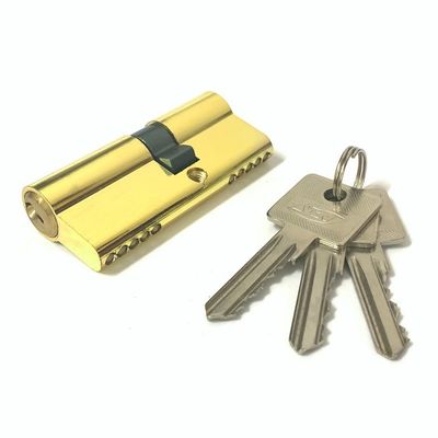 Cinturão de latão de duplo cilindro de ouro para substituição de fechadura de cilindro personalizado