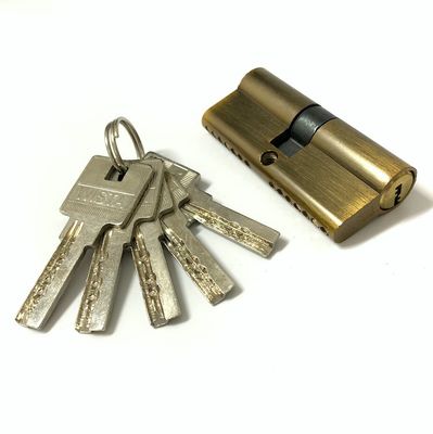Euro Profile cilindro de zinco de latão 80 mm porta cilindro de fechadura de substituição