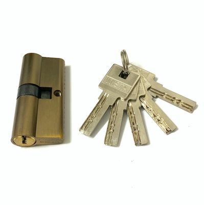 Euro Profile cilindro de zinco de latão 80 mm porta cilindro de fechadura de substituição