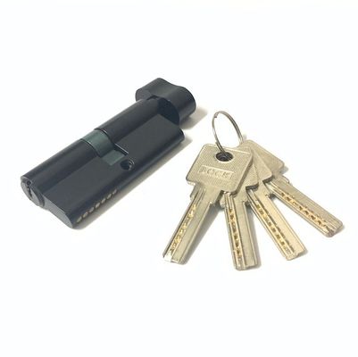 Círculo de bronze de zinco preto Euro Profil Círculo de porta de substituição com núcleo de bronze