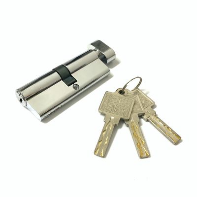 Bloqueio de cilindro único de 80 mm Bloqueio de porta de tamanho personalizado Substituição do cilindro