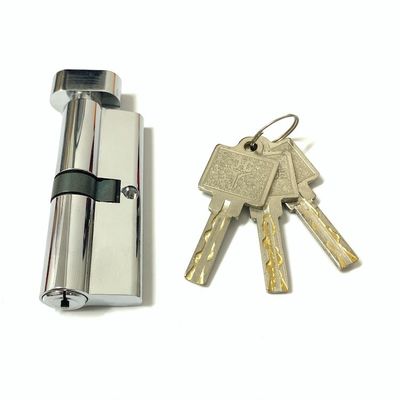 Bloqueio de cilindro único de 80 mm Bloqueio de porta de tamanho personalizado Substituição do cilindro