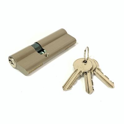 Fechadura da porta personalizada do cilindro do fechamento dobro do cilindro do Euro de 90mm