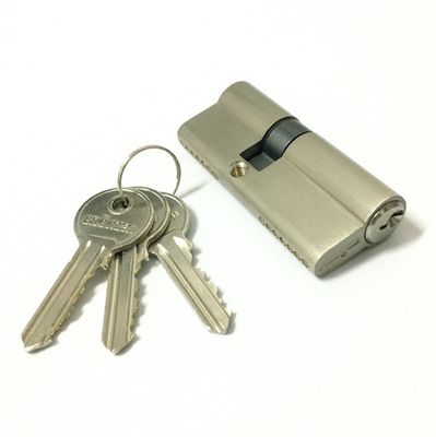 Fechadura de cilindro de latão personalizado Fechadura de cilindro de segurança de dupla abertura 70 mm