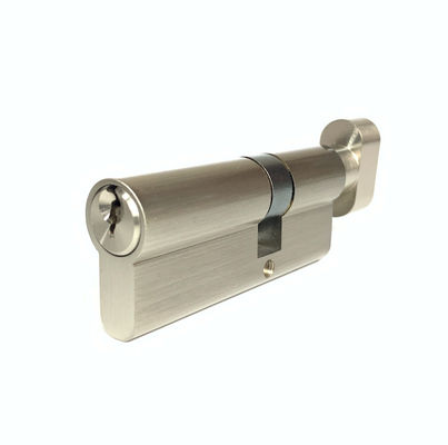 Fechaduras de cilindro de perfil Euro de 75 mm Fechaduras de cilindro único de latão personalizadas