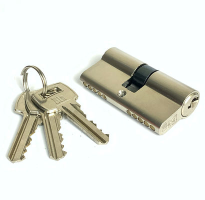Substituição personalizada 60mm do fechamento do cilindro da porta do cilindro chave dobro do ferro