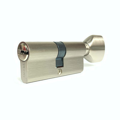 Ligação de zinco Euro cilindro de 70 mm fechadura de cilindro único personalizado com núcleo de latão