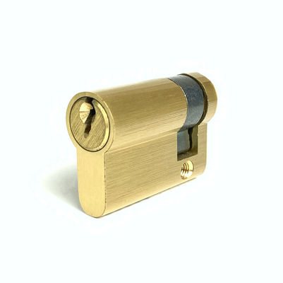 Tamanho personalizado Bloqueio de porta de meio cilindro 40mm 45mm 50mm 55mm 60mm Meio cilindro Euro