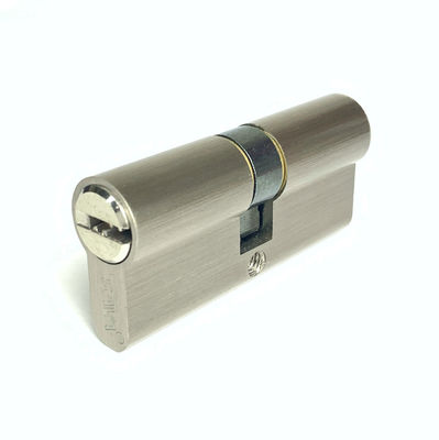Fechadura de cilindro de liga de zinco prata fechadura de barril de 70 mm tamanho personalizado