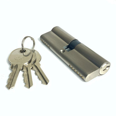 Fechadura de cilindro de zinco personalizado 90mm ambos os lados chave fechadura de cilindro