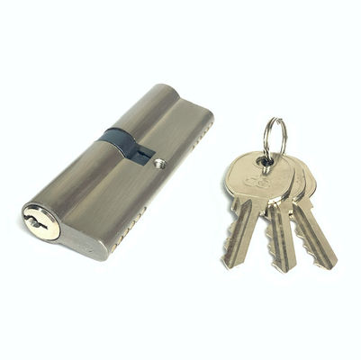 Fechadura de cilindro de zinco personalizado 90mm ambos os lados chave fechadura de cilindro