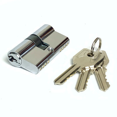 54mm Keyway cilindro de latão fechaduras de cilindro duplo tamanho personalizado