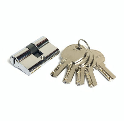 Fechadura de cilindro de latão personalizado fechadura de cilindro de porta aberta dupla 50 mm