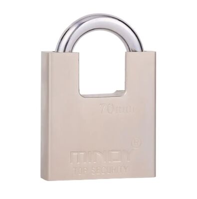 40mm 50mm 60mm 70mm High Security Padlock Padlock Prateado Com Chave