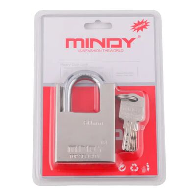 40mm 50mm 60mm 70mm High Security Padlock Padlock Prateado Com Chave